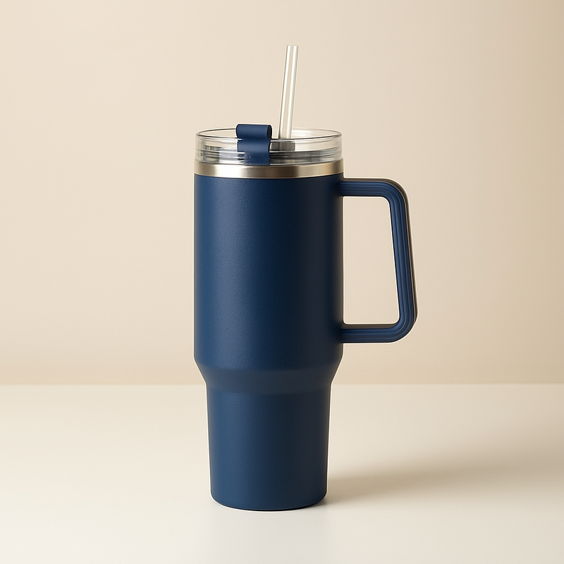 Garrafa Térmica 1,2L com Canudo - TheckCasa