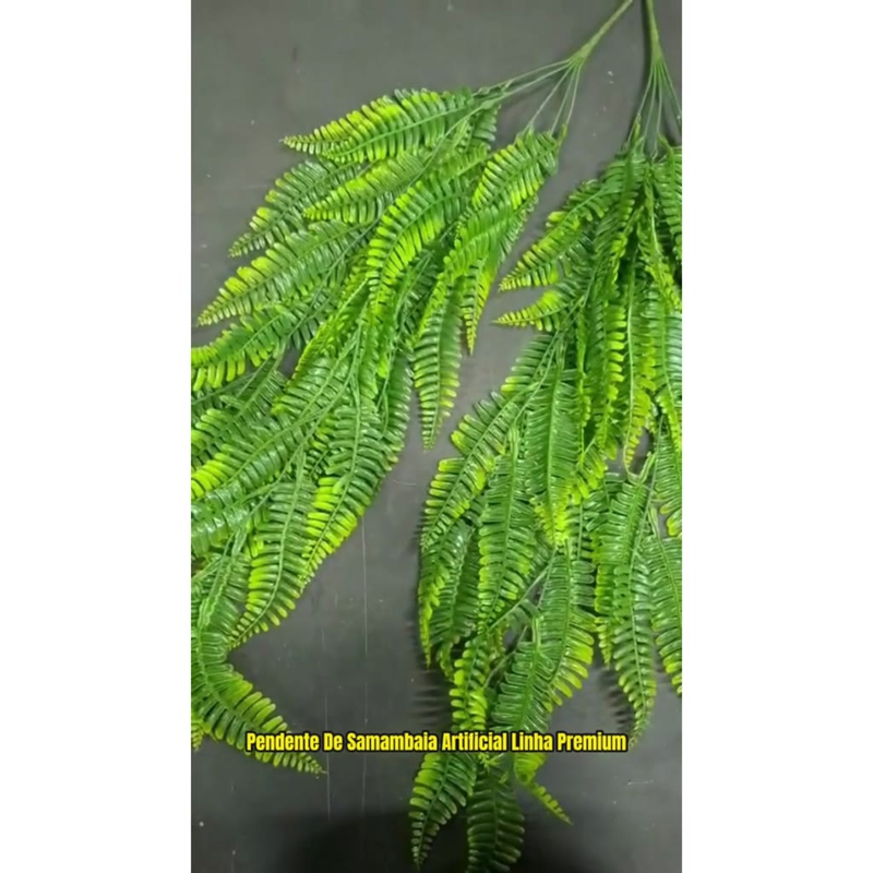 2 Pendentes De Samambaia Artificial Jardim Vertical Folhagem