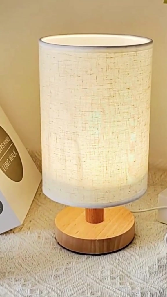 Lâmpada De Mesa De Madeira Moderna Alimentada Por USB Luz De Noite Para Iluminação Do Quarto abajur - TheckCasa