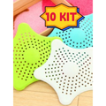 Tampa De Silicone Ralo Pia Tampa Estrela Cozinha Banheiro Universal Filtro