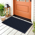 Tapete Capacho Porta Entrada 40 x 60 Borracha Antiderrapante Decorativo - TheckCasa