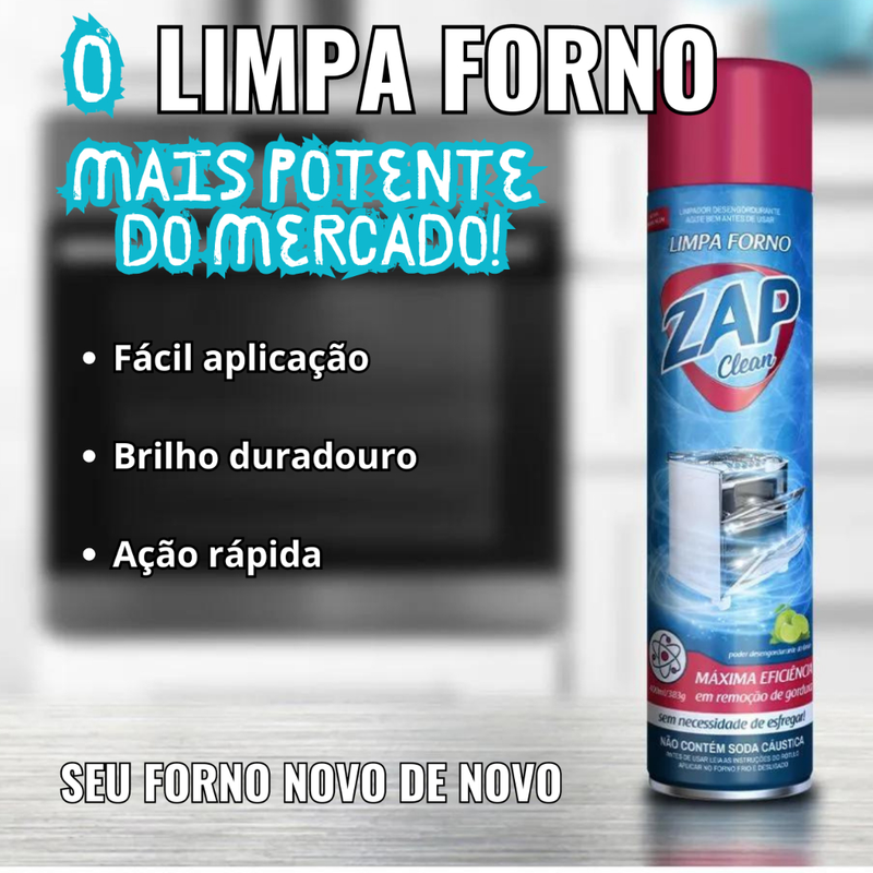 Kit 2un Limpa Forno Zap Clean 400ml