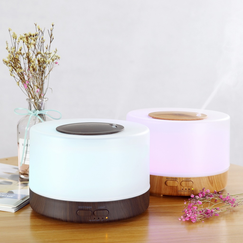 Difusor De Aromas, Umidificador De Ar Ultra-Sônico 500Ml - TheckCasa