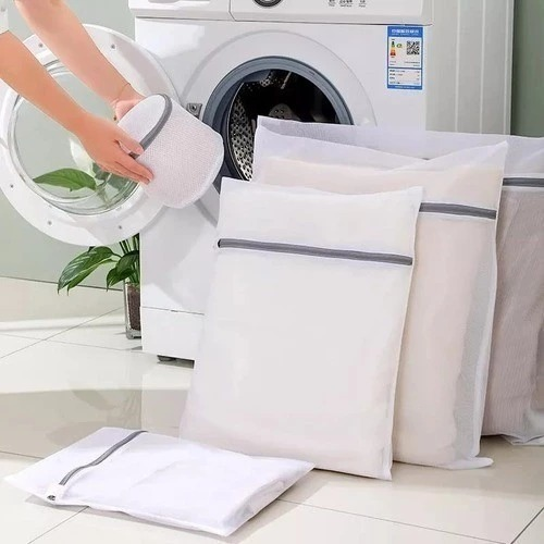 kit  Sacos para maquina de lavar roupas delicadas peças intimas ideal para organizar mala