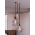 Conjunto Lustre Triplo e-led Aramado Moderno 127v/220v - TheckCasa