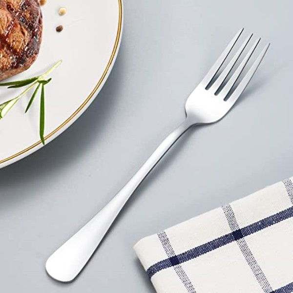 24 Peças Jogo De Faca Garfo Colher De Mesa Usado Em Restaurantes E Cozinhas Promoção