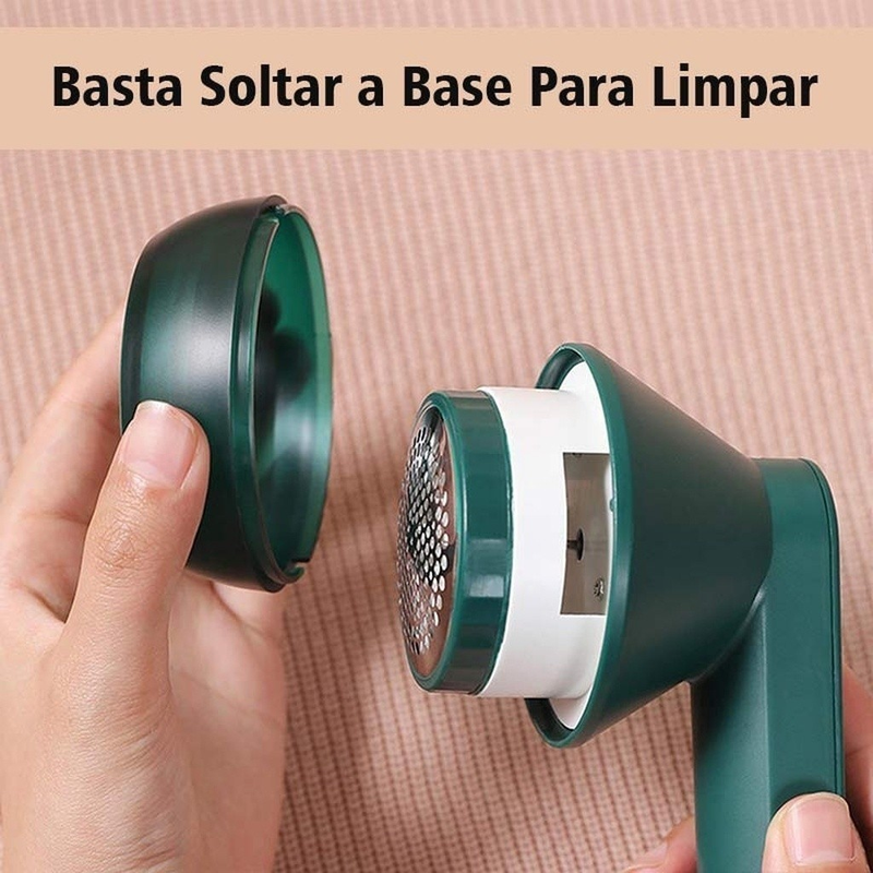 Papa Bolinhas Eletrico Tira Pelos de Roupas Removedor Aparador Sem Fio Recarregável MARISA