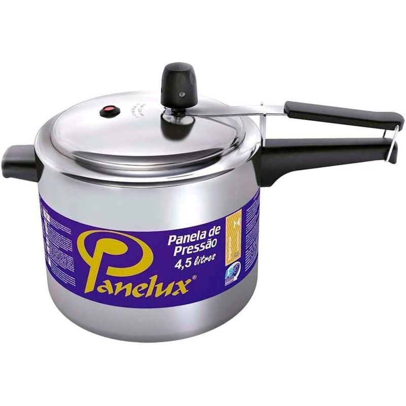 Panela de Pressão , Litros Panelux Classic Polida Alumínio Cor Prateado